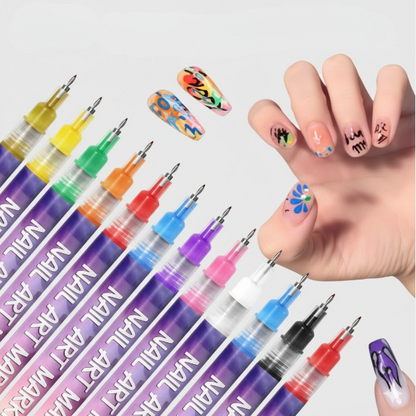 Creative Nail Art Acrylic Pen Set™