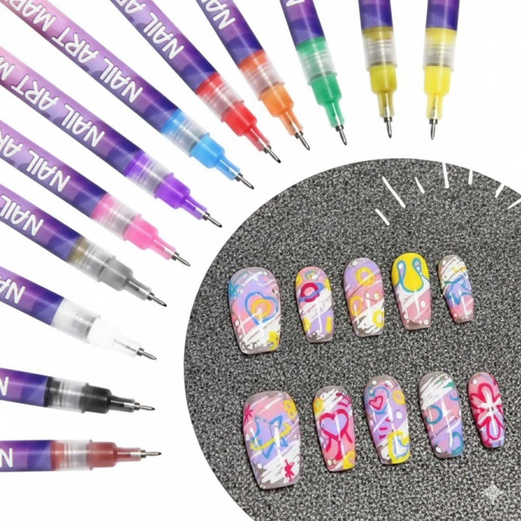 Creative Nail Art Acrylic Pen Set™